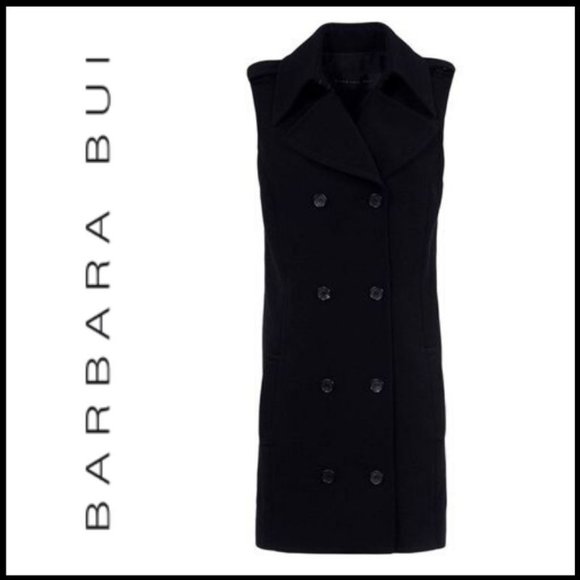 Barbara Bui Dresses & Skirts - NWT BARBARA BUI Dbl Breasted Sleeveless Coat Dress